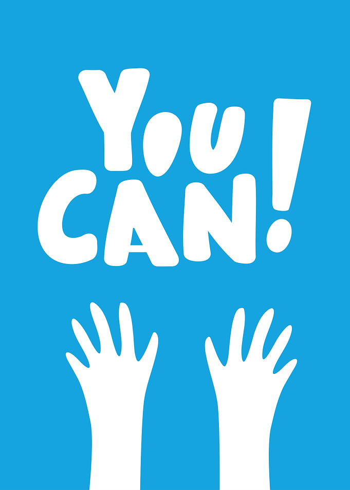 You Can! Motivational Poster