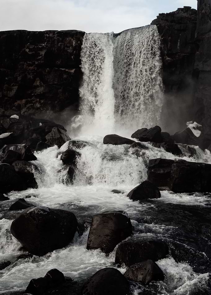 Waterfall in Iceland