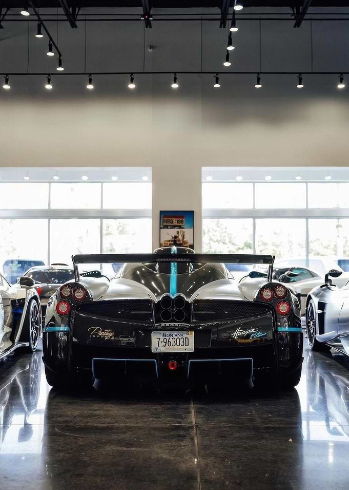 Pagani Huayra Rear View