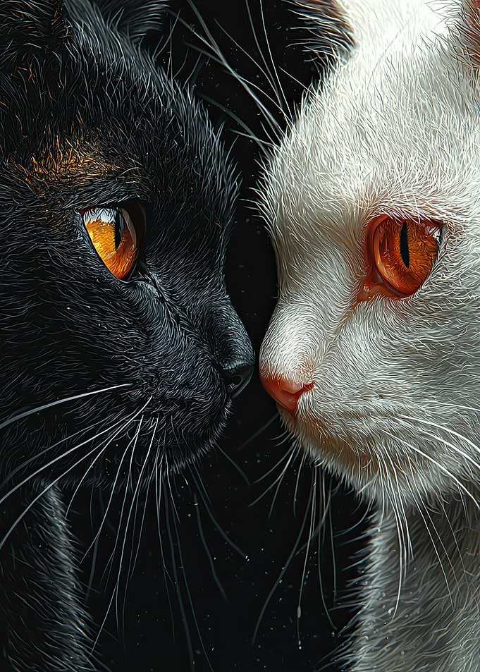 Black and White Cats