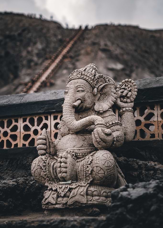 Ganesha Awaits Your Ascent