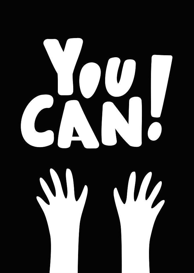 You Can! Motivational Poster