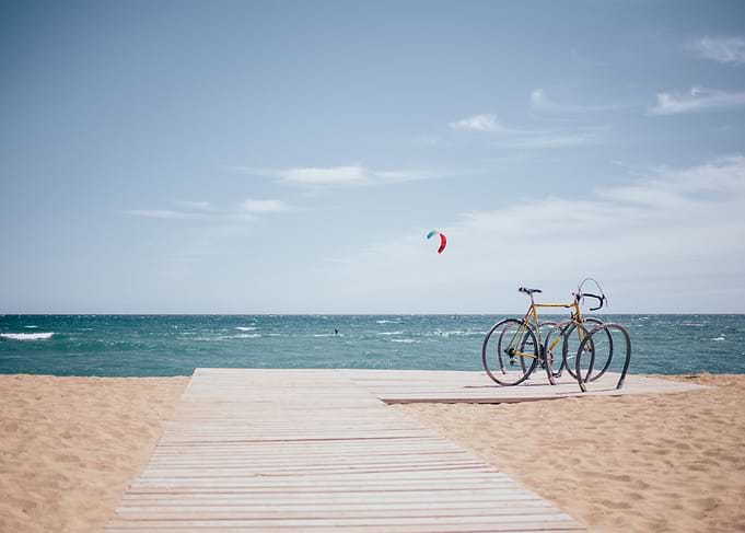 Beach Bike and Kite Life