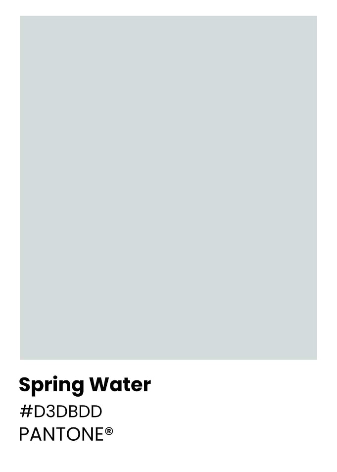 Pantone Spring Water Color