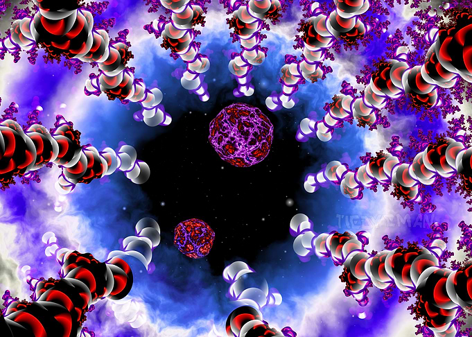 'Spore' Abstract Space Fractal