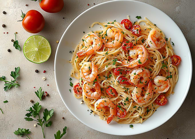 Shrimp Scampi Pasta