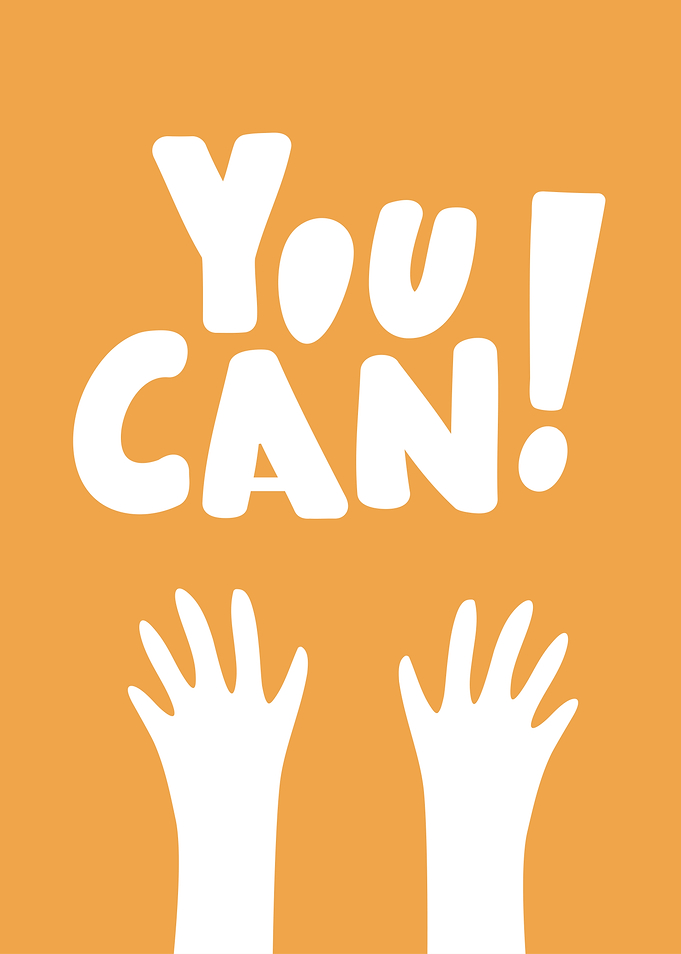 You Can! Motivational Poster