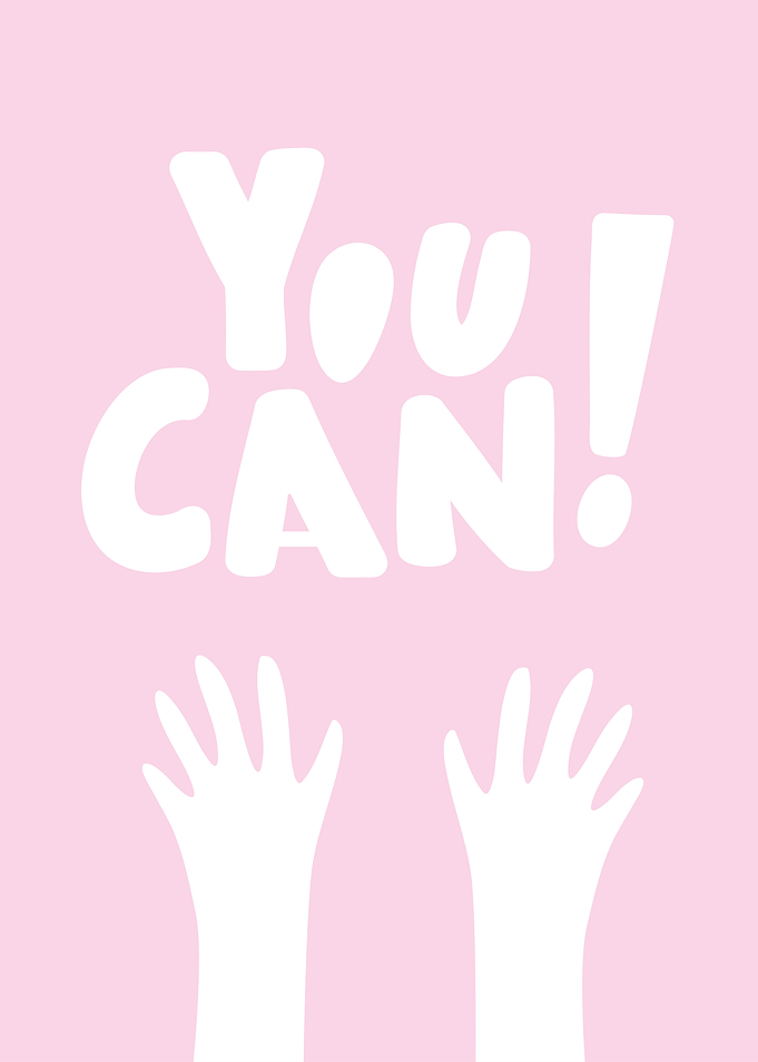 You Can! Motivational Poster
