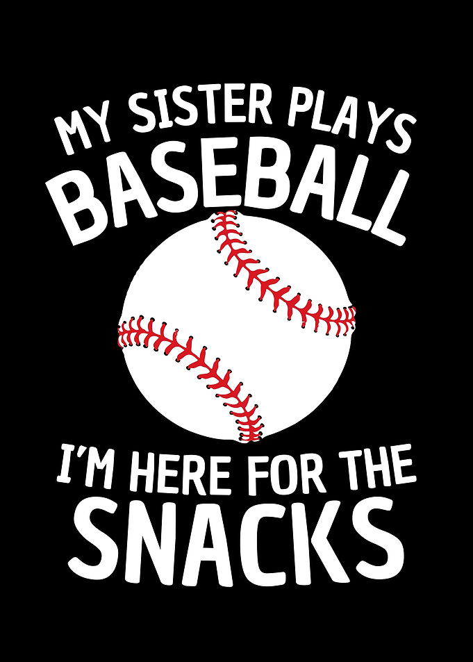 Funny Baseball Sister