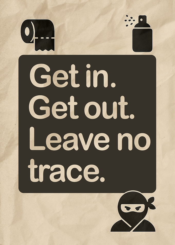 Ninja Poop Poster
