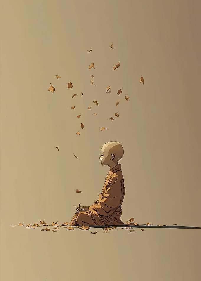 Monk in Meditation