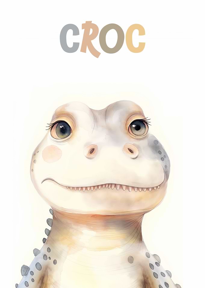 Cute Crocodile Nursery