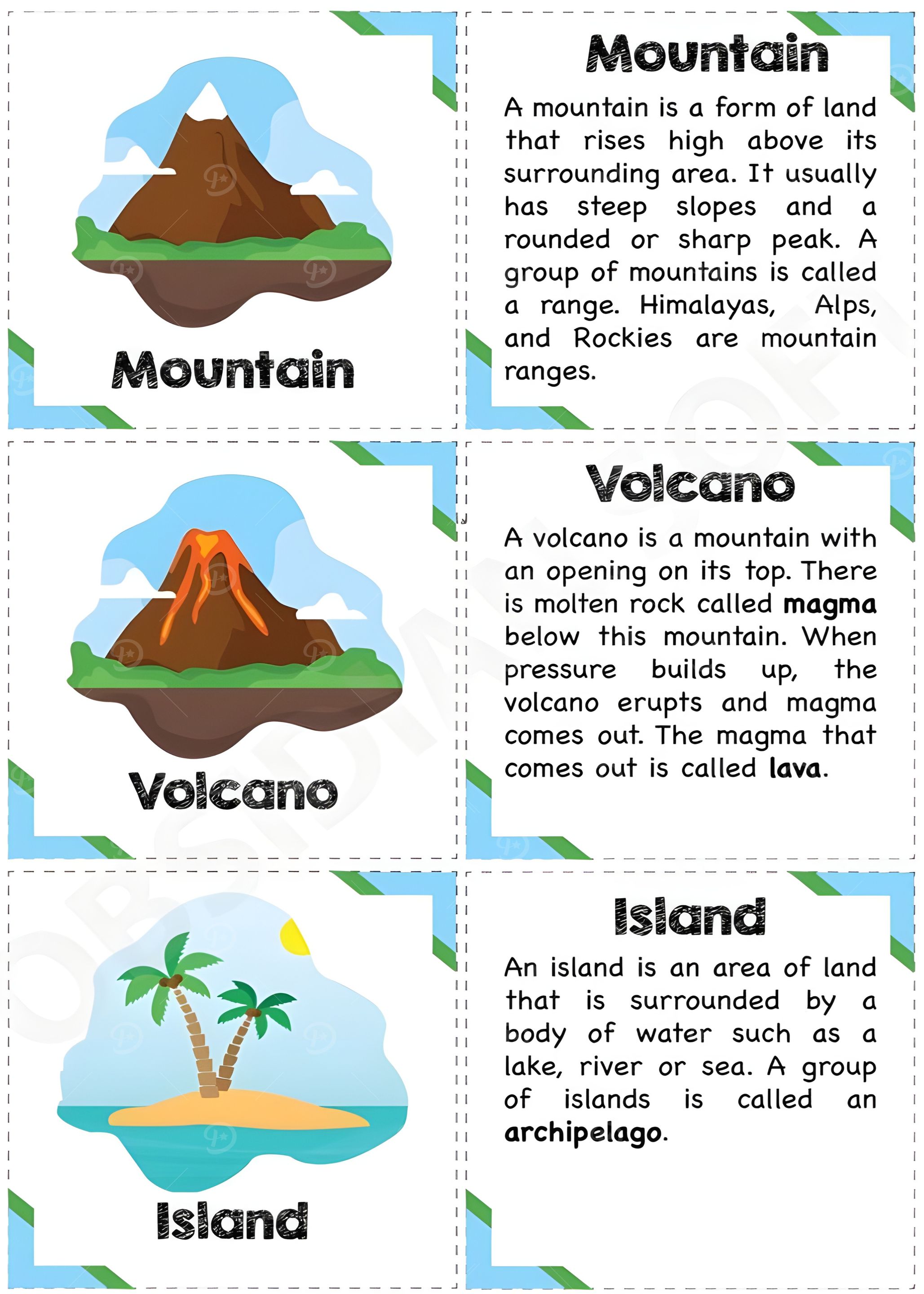 Landforms Flashcards