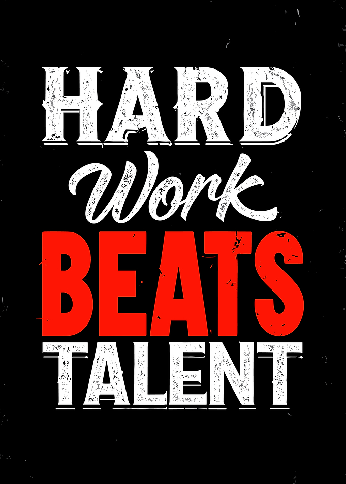 Hard Work Beats Talent Gym Inspirational Quotes