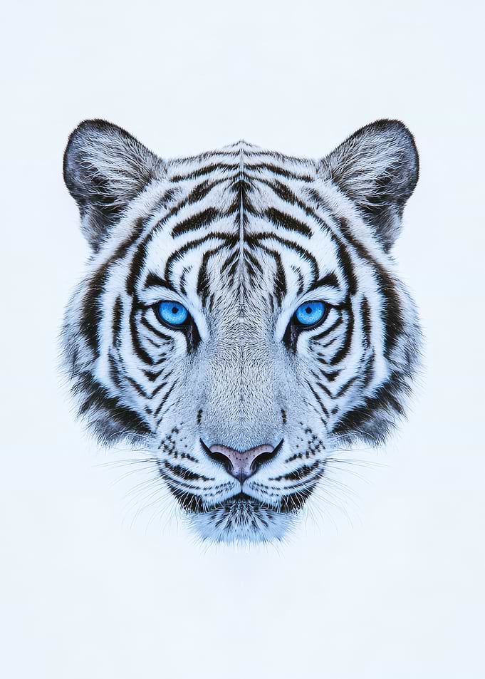 White Tiger Portrait