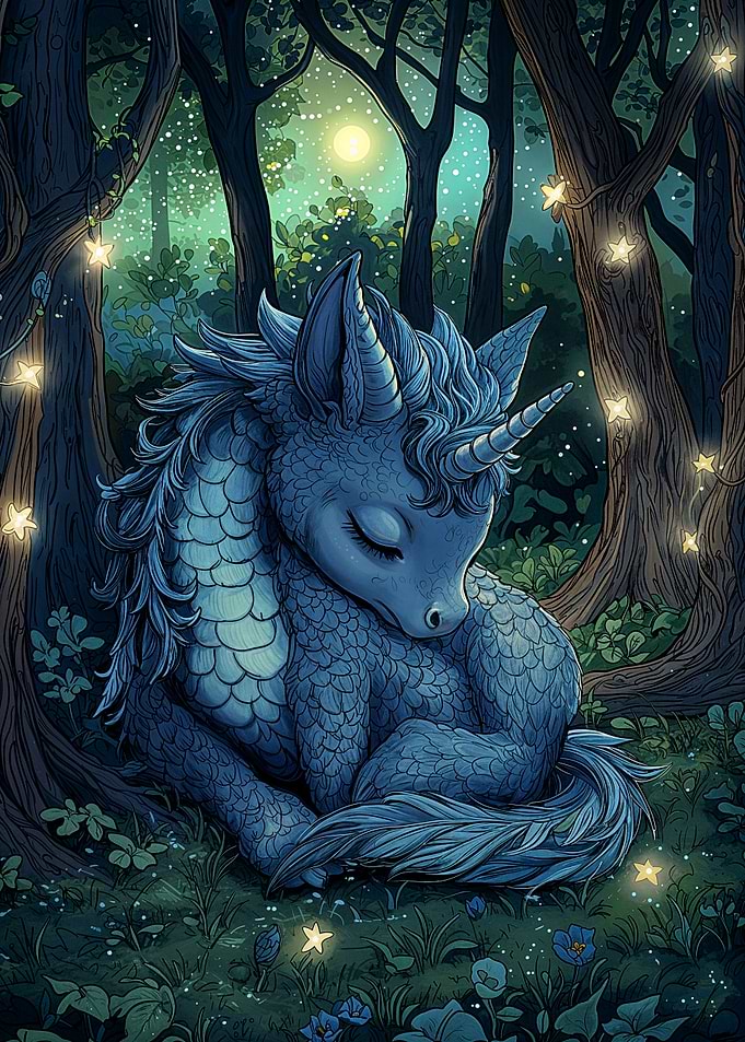 Sleeping Dragon Unicorn