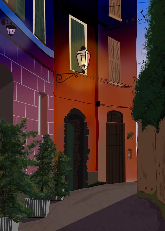 Evening Alleyway