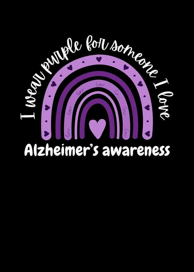 Purple Rainbow Alzheimer's Awareness