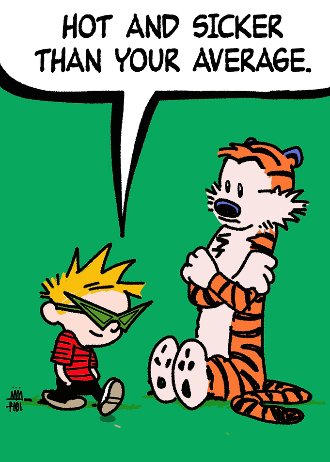 Hot and Sicker Funny Comics Tiger Poster