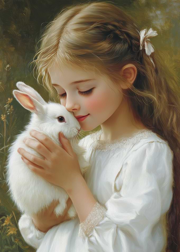 Girl and Rabbit