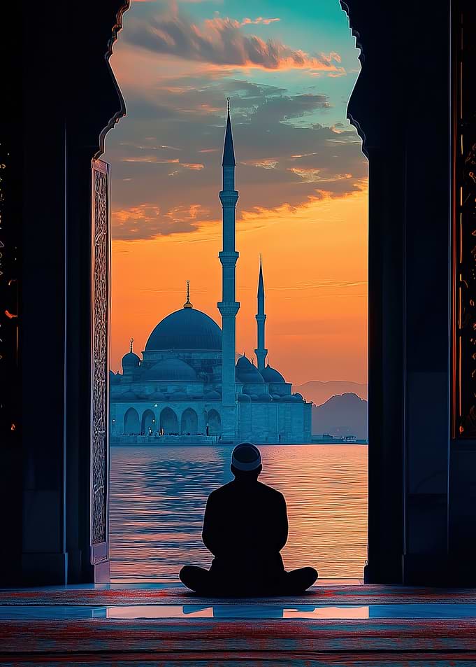 Mosque Sunset View