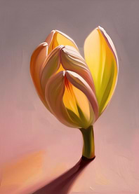 Yellow Tulip Oil Painting
