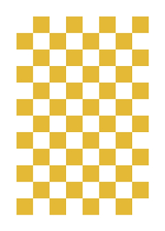 Gold Checkerboard Art