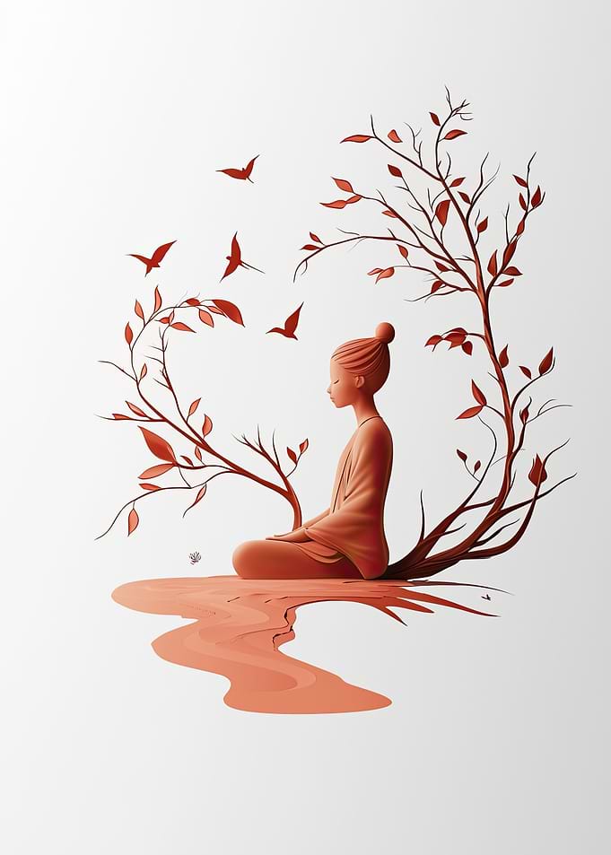 Meditation Under Tree