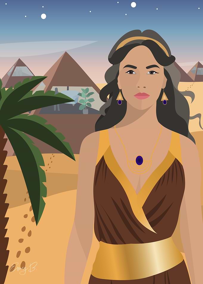 Egyptian Queen Illustration