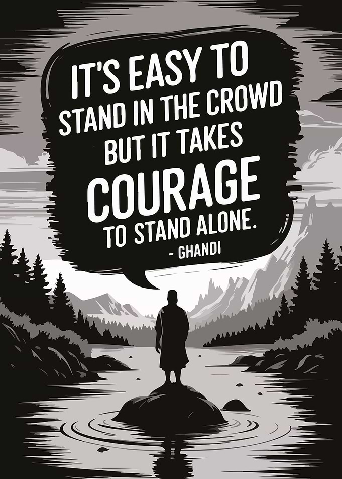 Courage to Stand Alone
