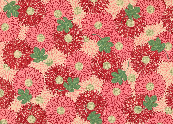 Red and Pink Floral Pattern