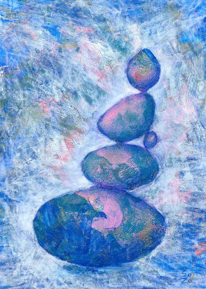 Balanced Stones Abstract