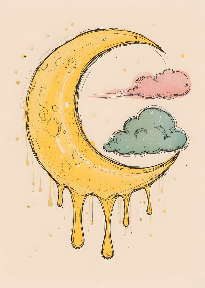 Drippy Moon