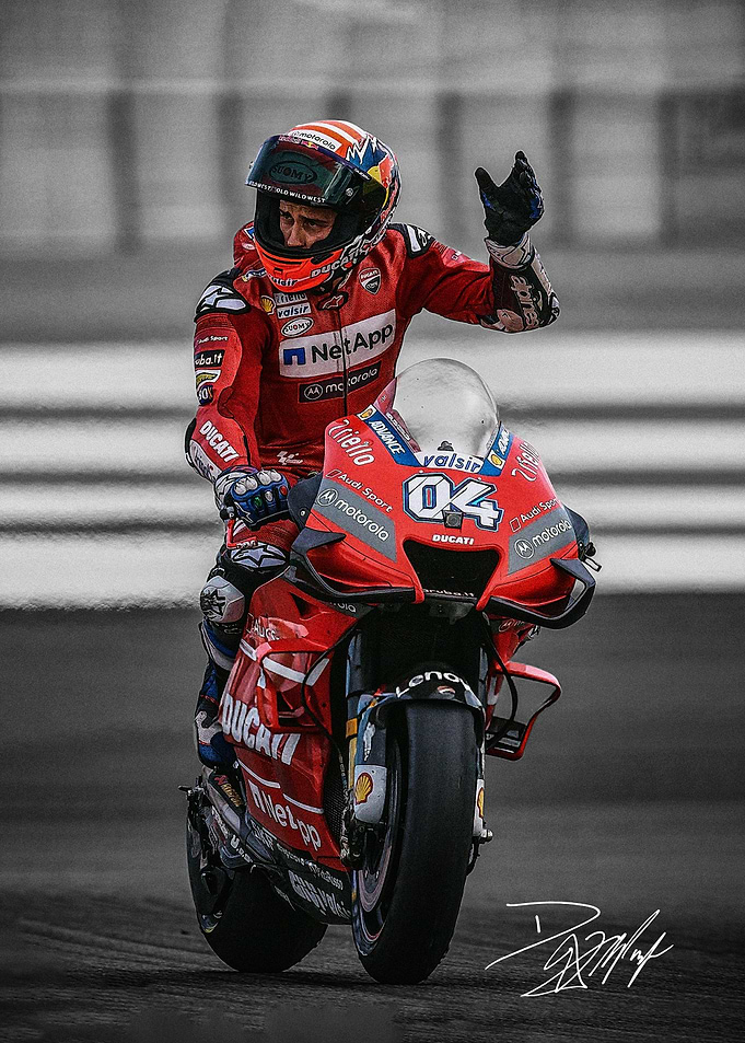 Andrea Dovizioso MotoGP Rider Victory