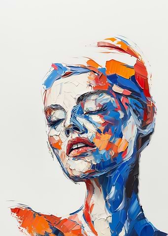 Abstract Woman Portrait