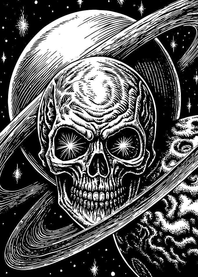 Skull in Space