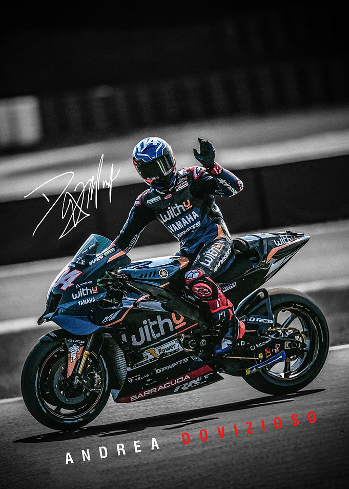 Andrea Dovizioso MotoGP Poster
