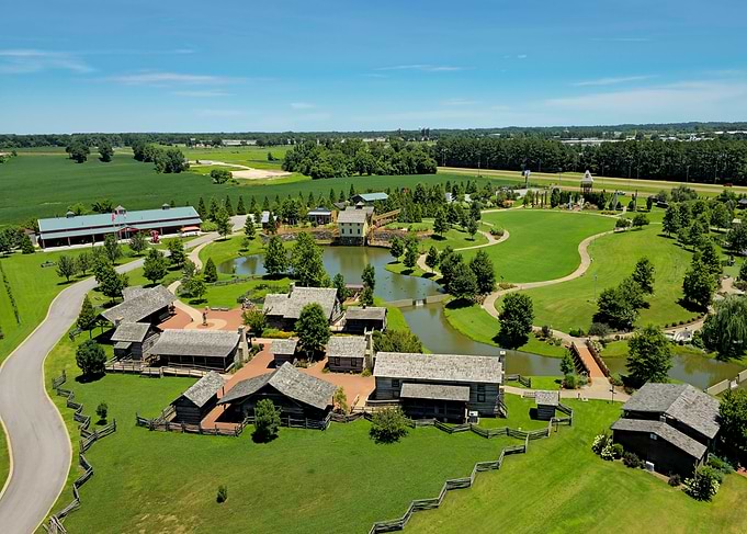 Historic Village Aerial View