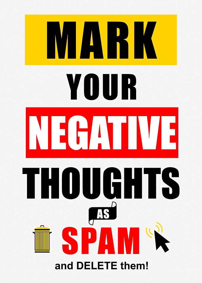 Mark Negative Thoughts as Spam