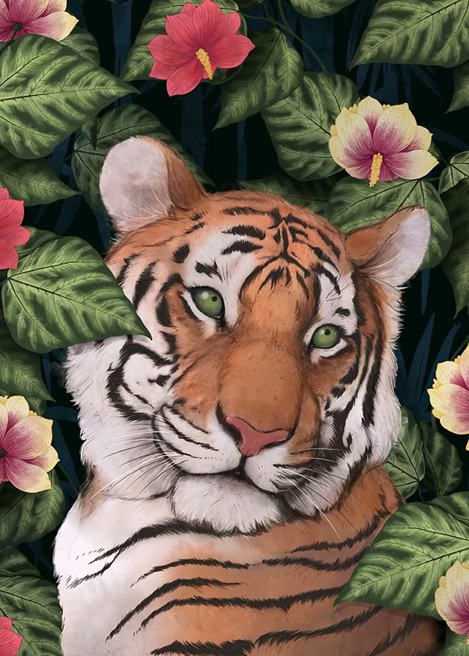 Tiger in Jungle