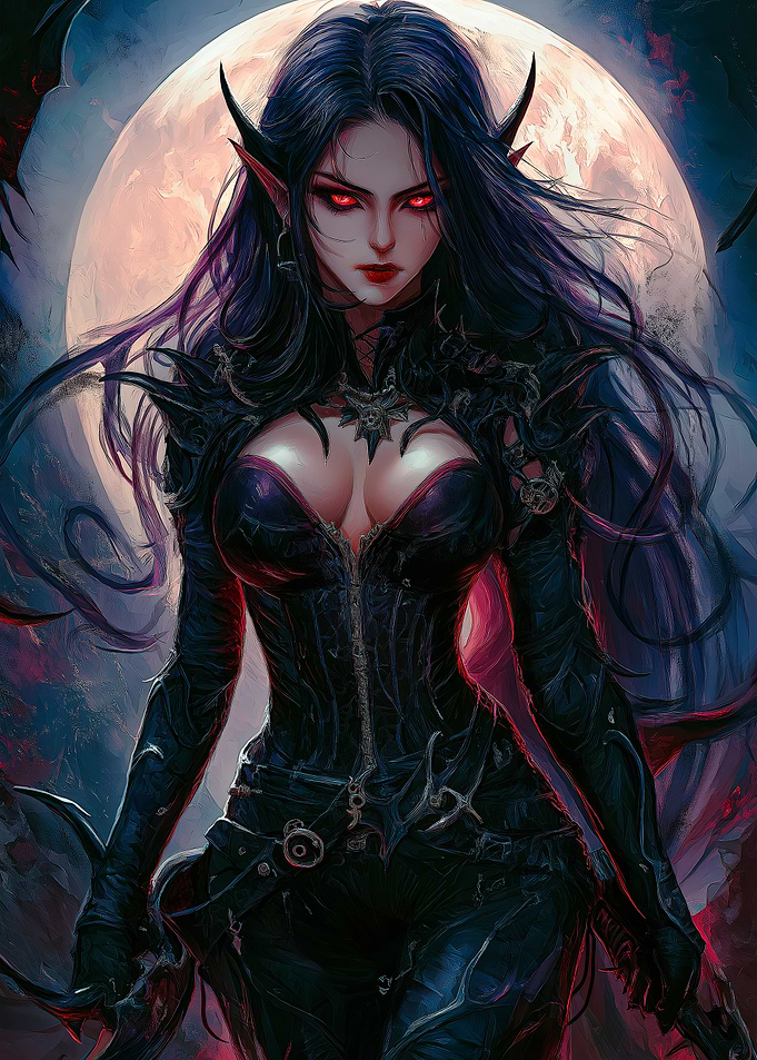 Dark Fantasy Vampire Woman
