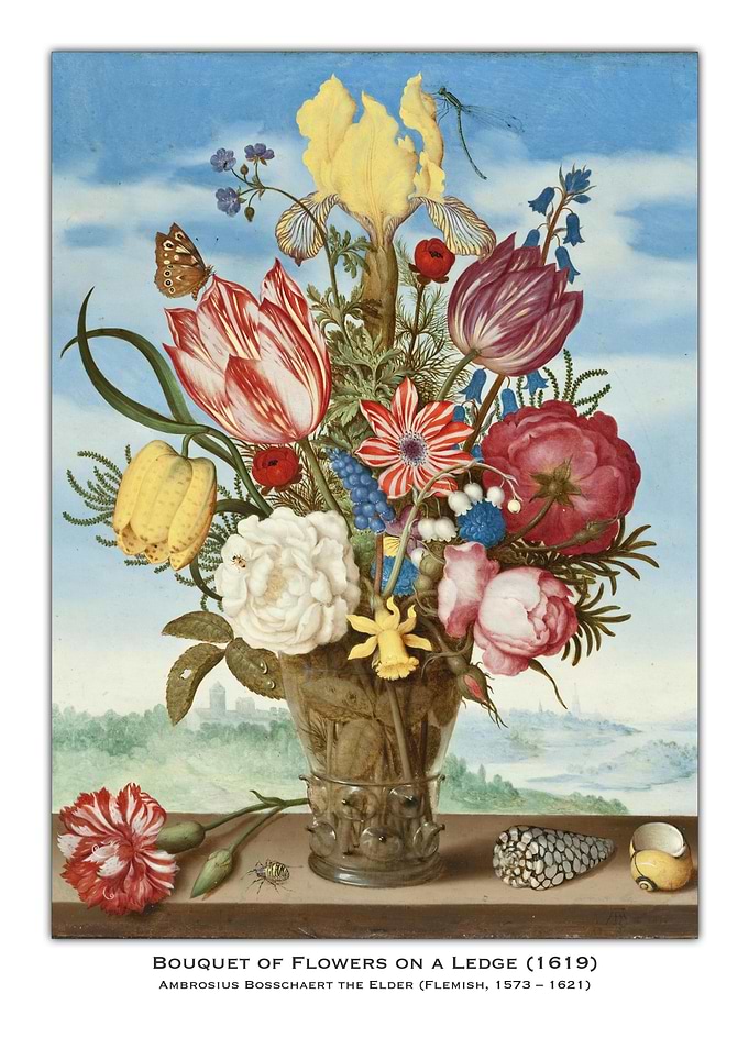 Flowers on a Ledge