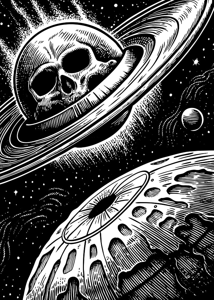 Skull Planet & Eye Moon