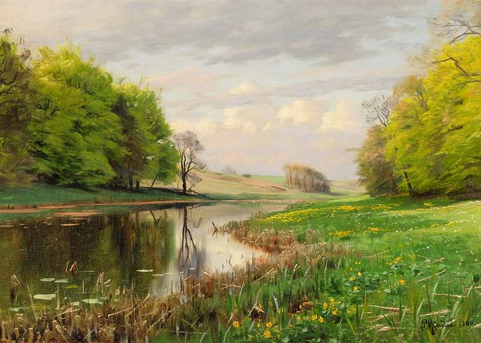 Spring River Landscape