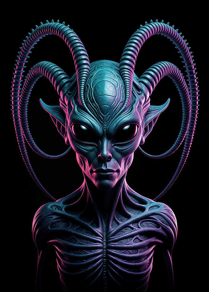 Alien with Horns