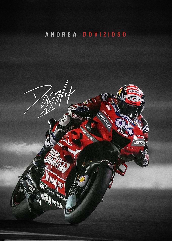 Andrea Dovizioso MotoGP Poster
