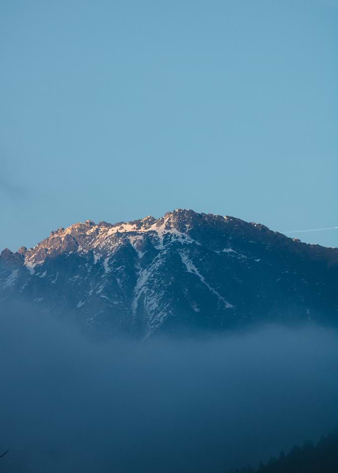 Snowy Mountain Peak