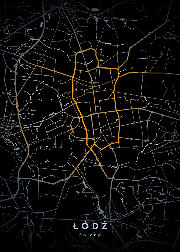 Lodz City Map