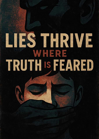 Lies Thrive Where Truth is Feared