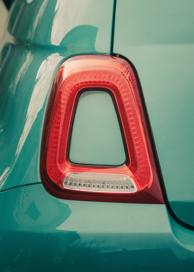 Teal Car Taillight